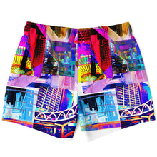 Load image into Gallery viewer, Cityscape Swim Shorts