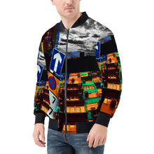 Load image into Gallery viewer, Monster Building Bomber Jacket