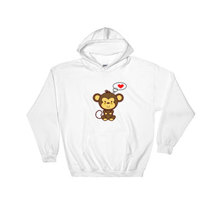 Monkey Love Hooded Sweatshirt