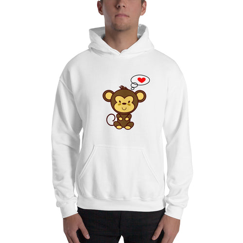 Monkey Love Hooded Sweatshirt