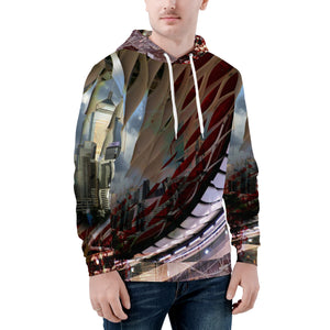 West Kowloon All Over Print Hoodie