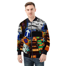 Load image into Gallery viewer, Monster Building Bomber Jacket